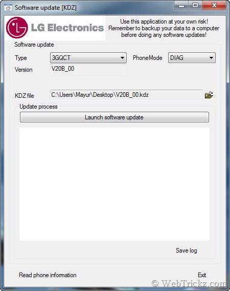 KDZ software updater