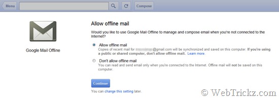 Offline Gmail App_chrome