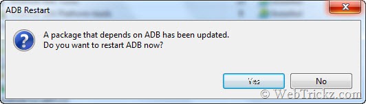 restart ADB