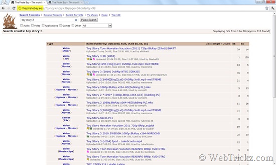thepiratebay.ee_results page