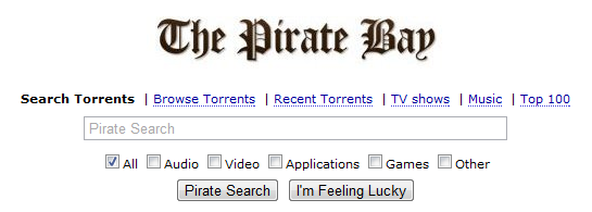 what is the new pirate bay website address