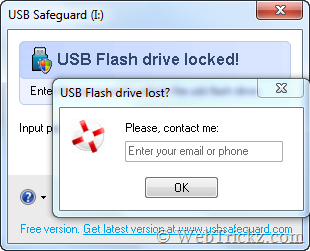 password protect usb drive free