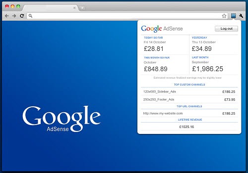 Adsense Publisher Toolbar_chrome