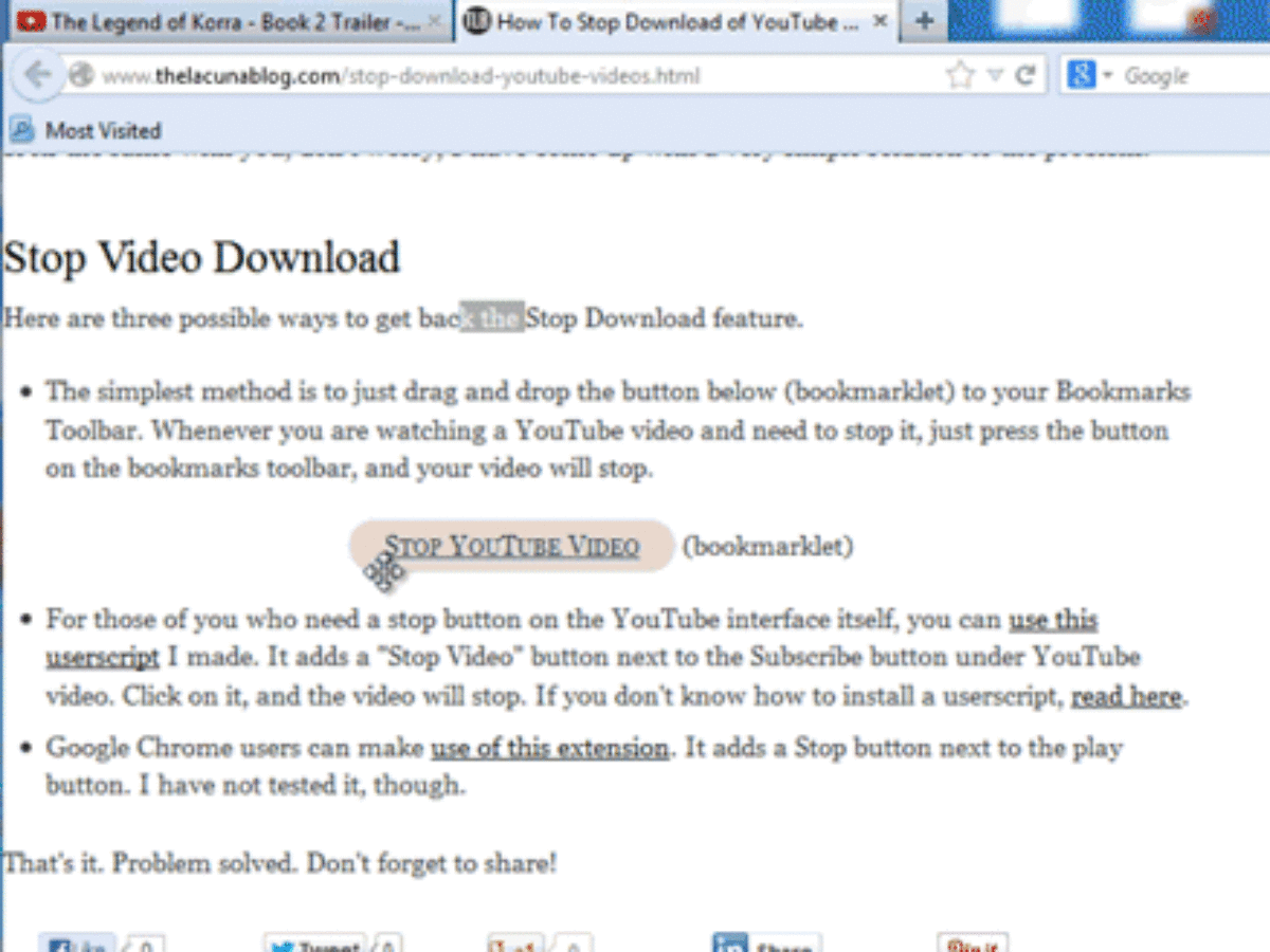 Tip Get Back Stop Download Feature In Youtube Videos