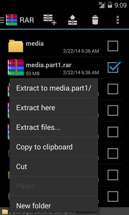 download rar for android