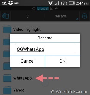 how does whatsapp work on dual sim