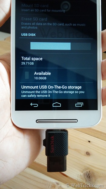 usb otg supported on moto g 2nd generation