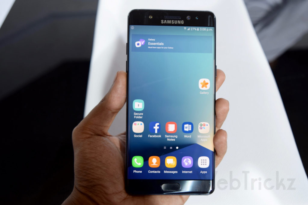 Samsung Galaxy Note 7 Hands-on