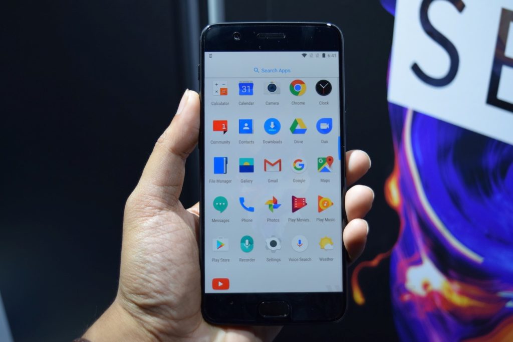 OnePlus 5 Oxygen OS Pre-installed apps