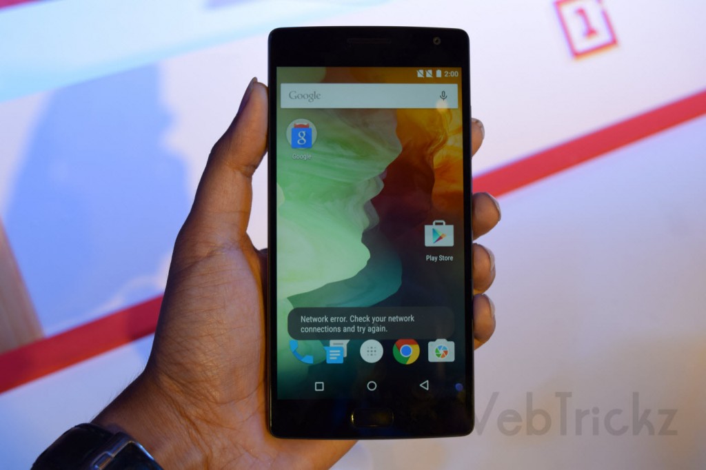 OnePlus 2 front view