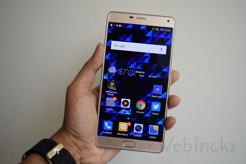 Gionee Marathon M5 Plus_Champagne Gold