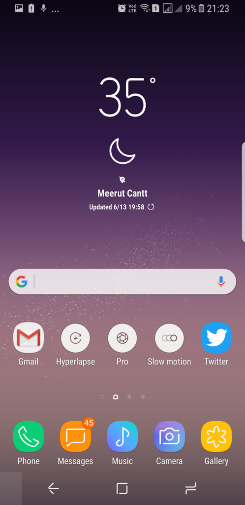 unlock home screen layout samsung s8