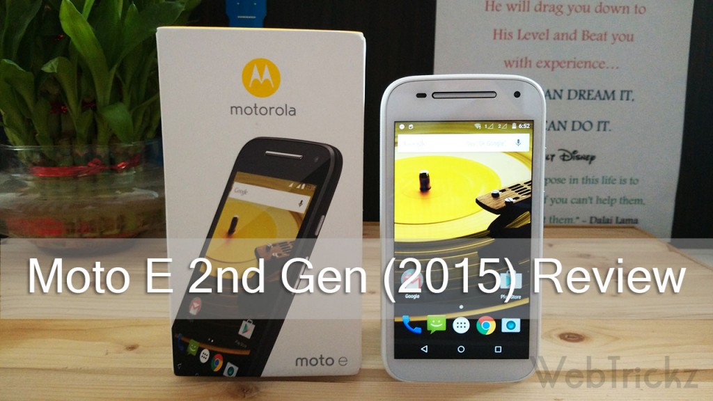 detailed review of Motorola Moto E (2nd Gen)