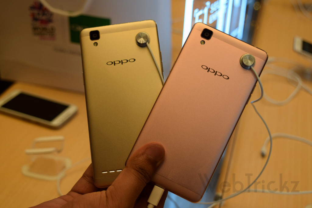 Golden and Rose Gold_Oppo F1