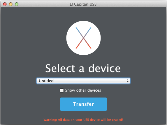 bootable usb for mac el capitan