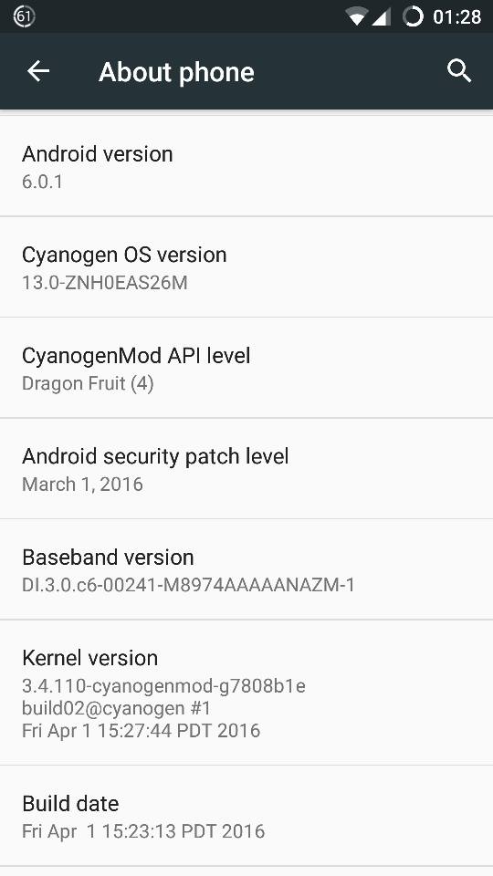 OnePlus One_official marshmallow update
