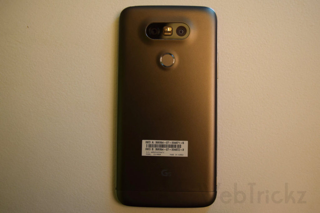 LG G5 rear overview
