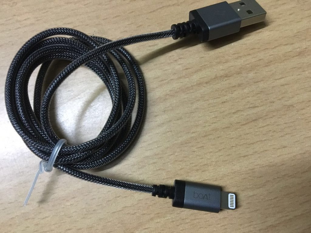 boAt iPhone cable