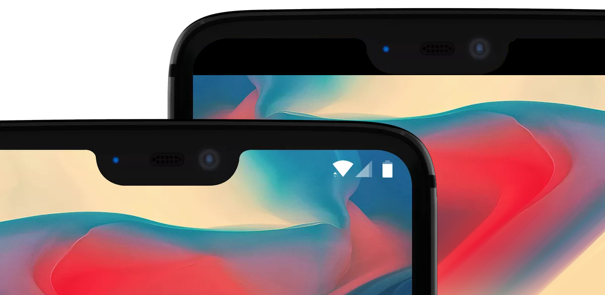 hide notch on oneplus 6