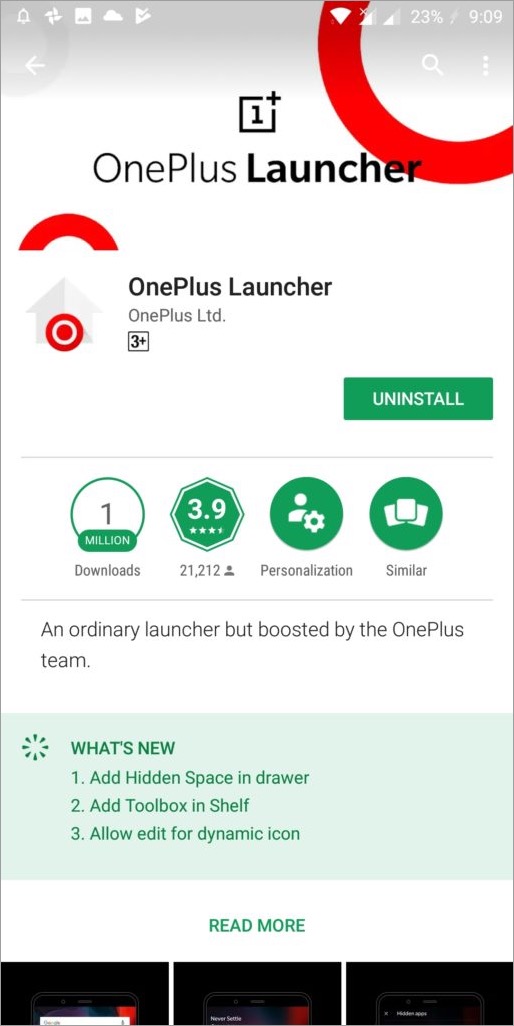oneplus launcher