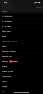 How to Add a Restart Option on your iPhone or iPad