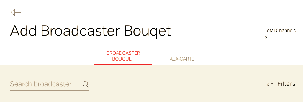 add broadcaster bouquet in airtel dth