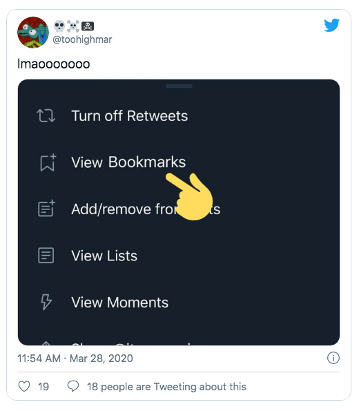 are twitter bookmarks public