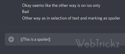how to add discord spoiler