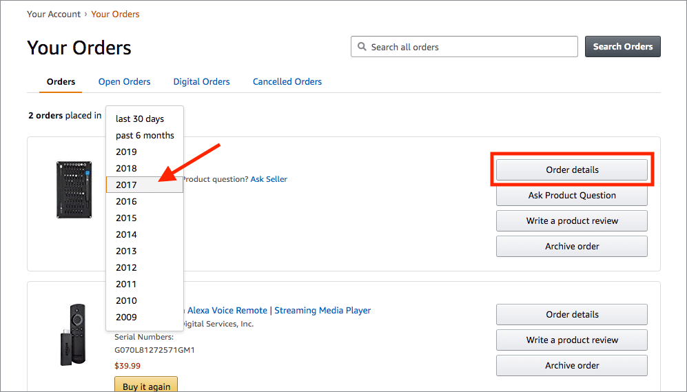 amazon pdf receipt