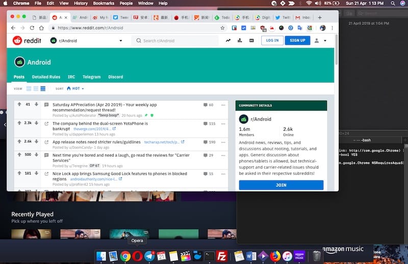 chrome macos dark mode