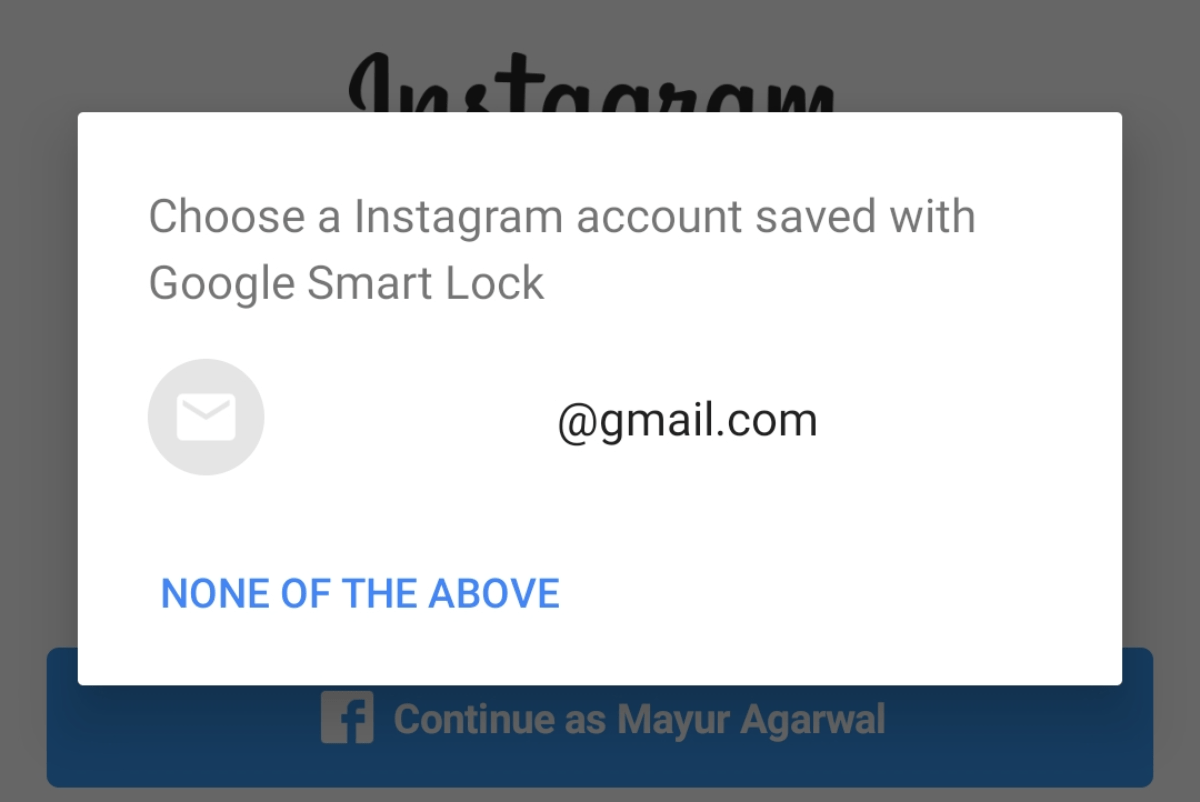 How To Turn Off Google Smart Lock For Instagram