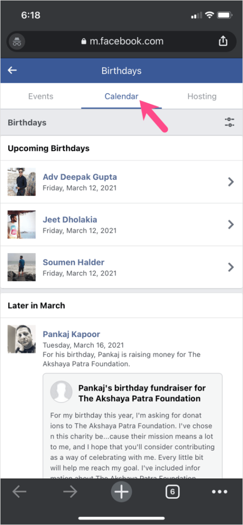 How to Find Birthdays on Facebook App 2021