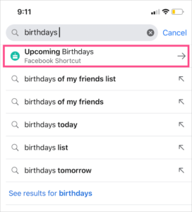 How to Find Birthdays on Facebook App 2021