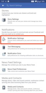 How to Turn off Story Notifications on Facebook for Android