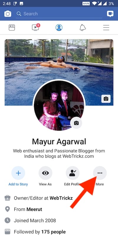 How To View Activity Log In Facebook App On Android