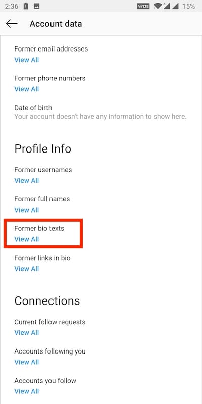 Simple Step By Step Guide to Find Old Instagram Bios - 80