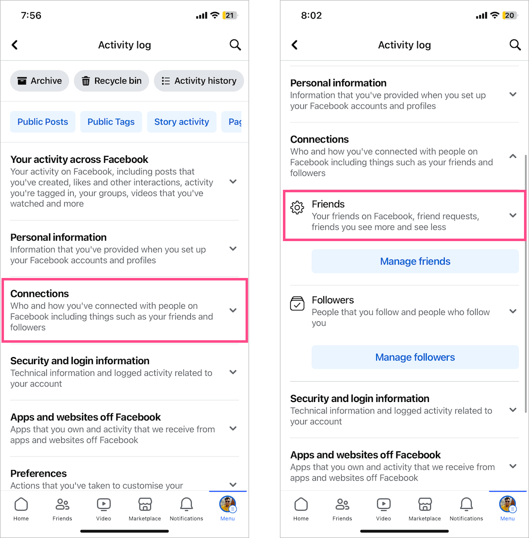 how to check outgoing friend requests on Facebook app