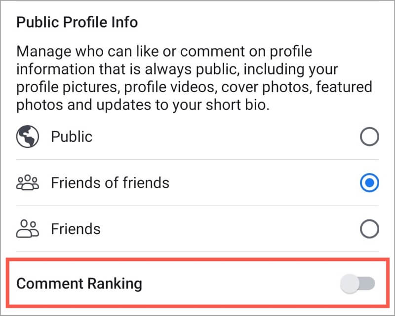 facebook disable auto comment