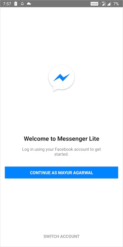 Messenger Login