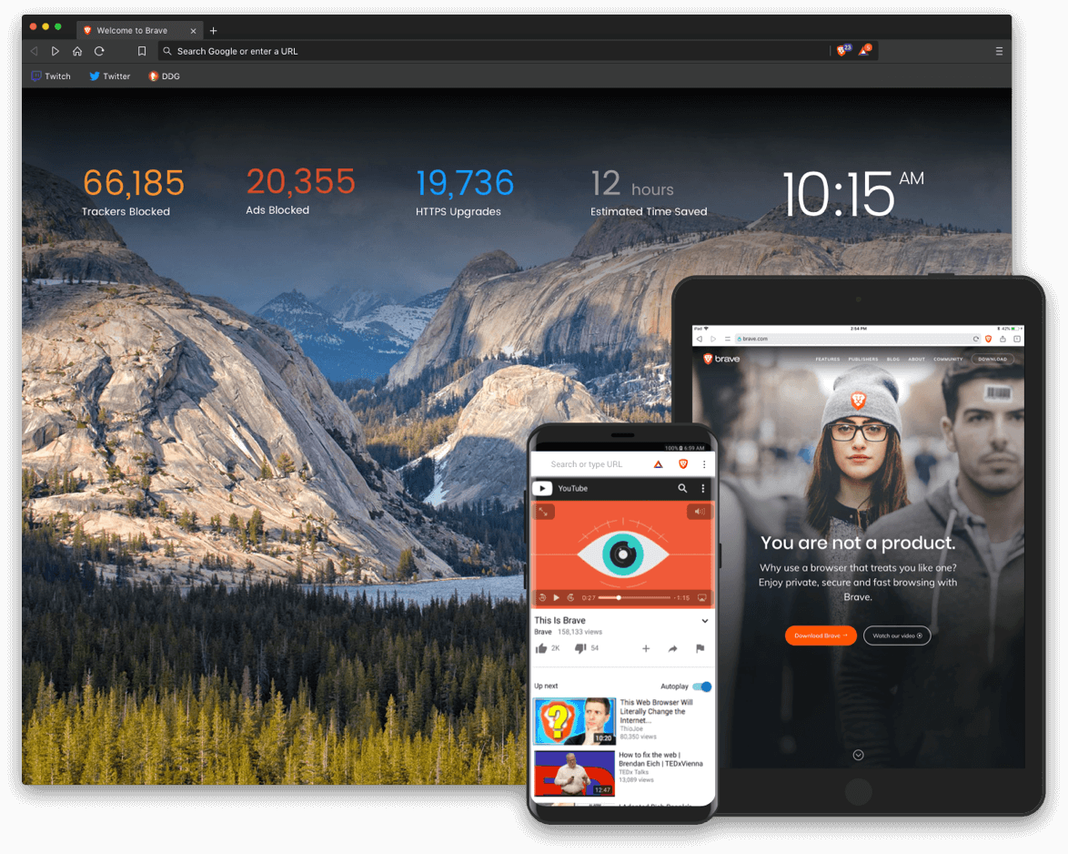 what is the brave web browser