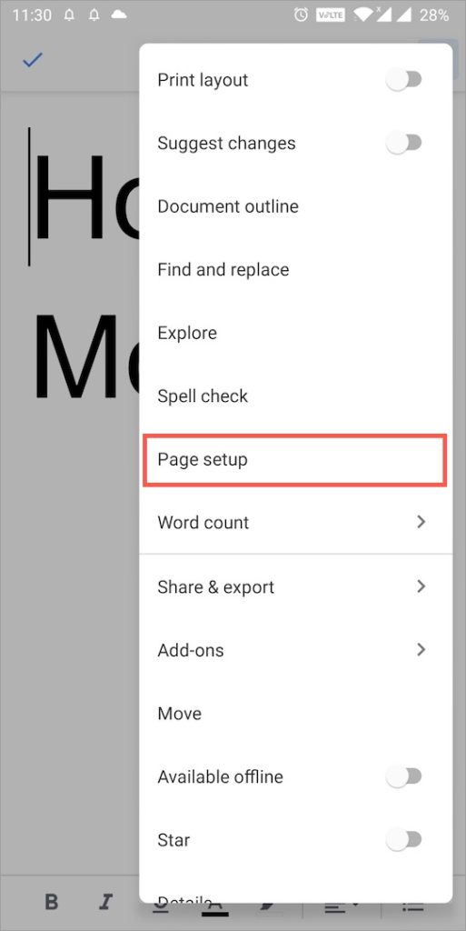 how to print from google drive app