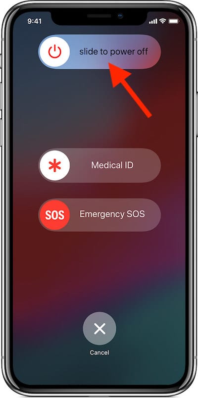 power off iphone 11 and iphone 11 pro