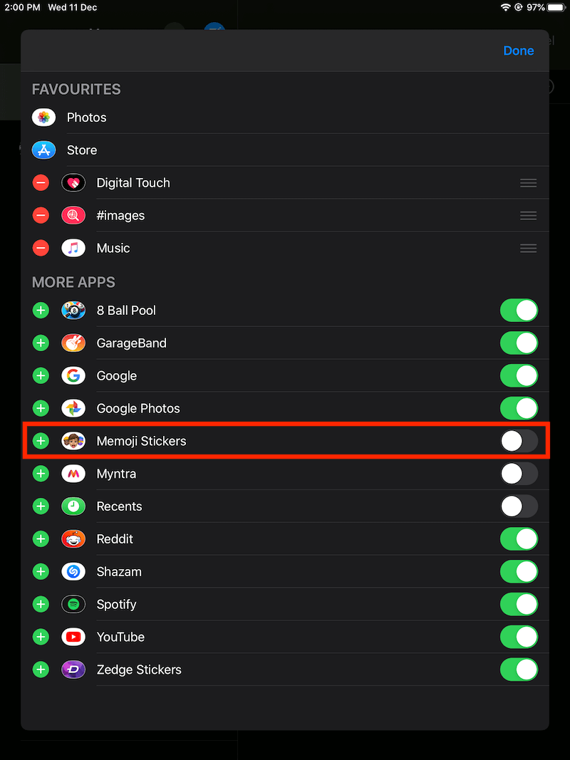Hide Frequently Used Memoji Stickers From Emoji Keyboard In Ios 133