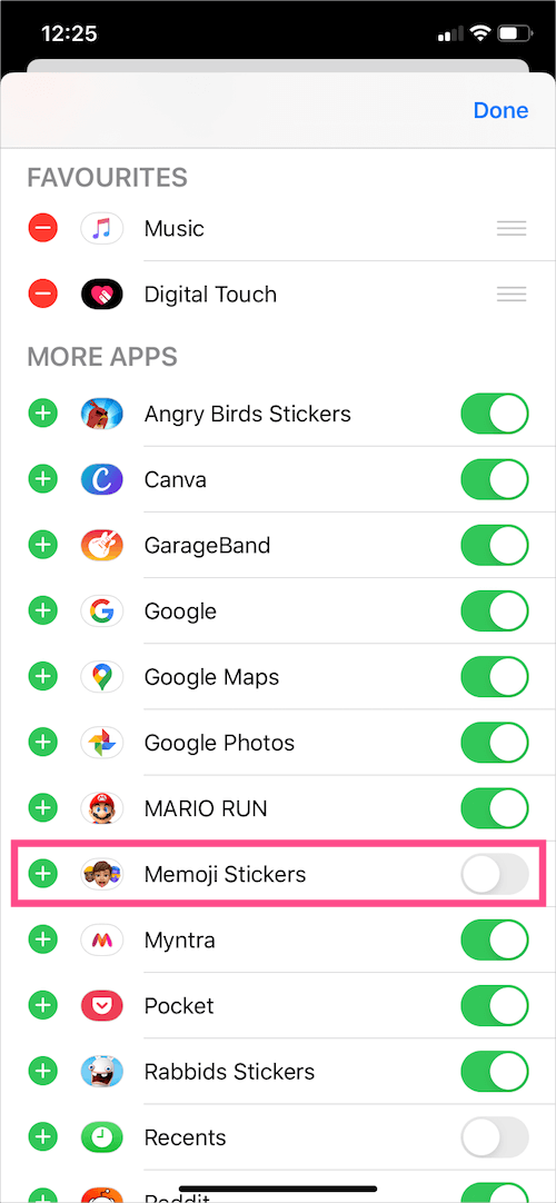 how to delete memoji stickers app in ios 13