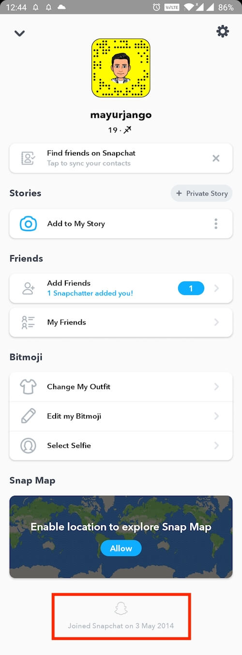 How to See When Someone Joined Snapchat?