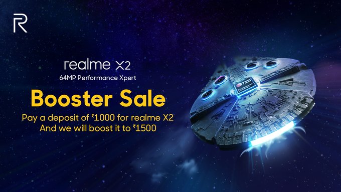 realme x2 booster sale