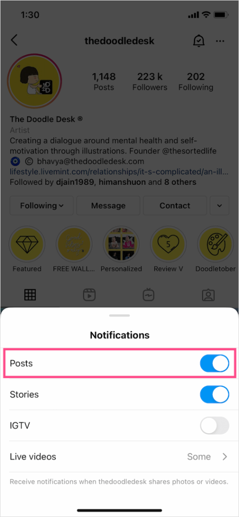 How To Turn On Or Off Post And Story Notifications On Instagram