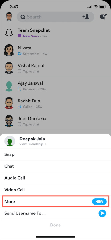 Here's how you can Pin Conversations on Snapchat