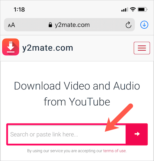 y2mate download video and audio from youtube