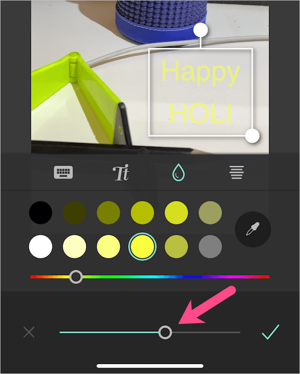set colour transparency in pixlr